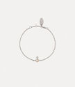 Balbina Bracelet in PLATINUM-CREAM-Pearl | Vivienne Westwood® Balbina Bracelet in PLATINUM-CREAM-Pearl | Vivienne Westwood®