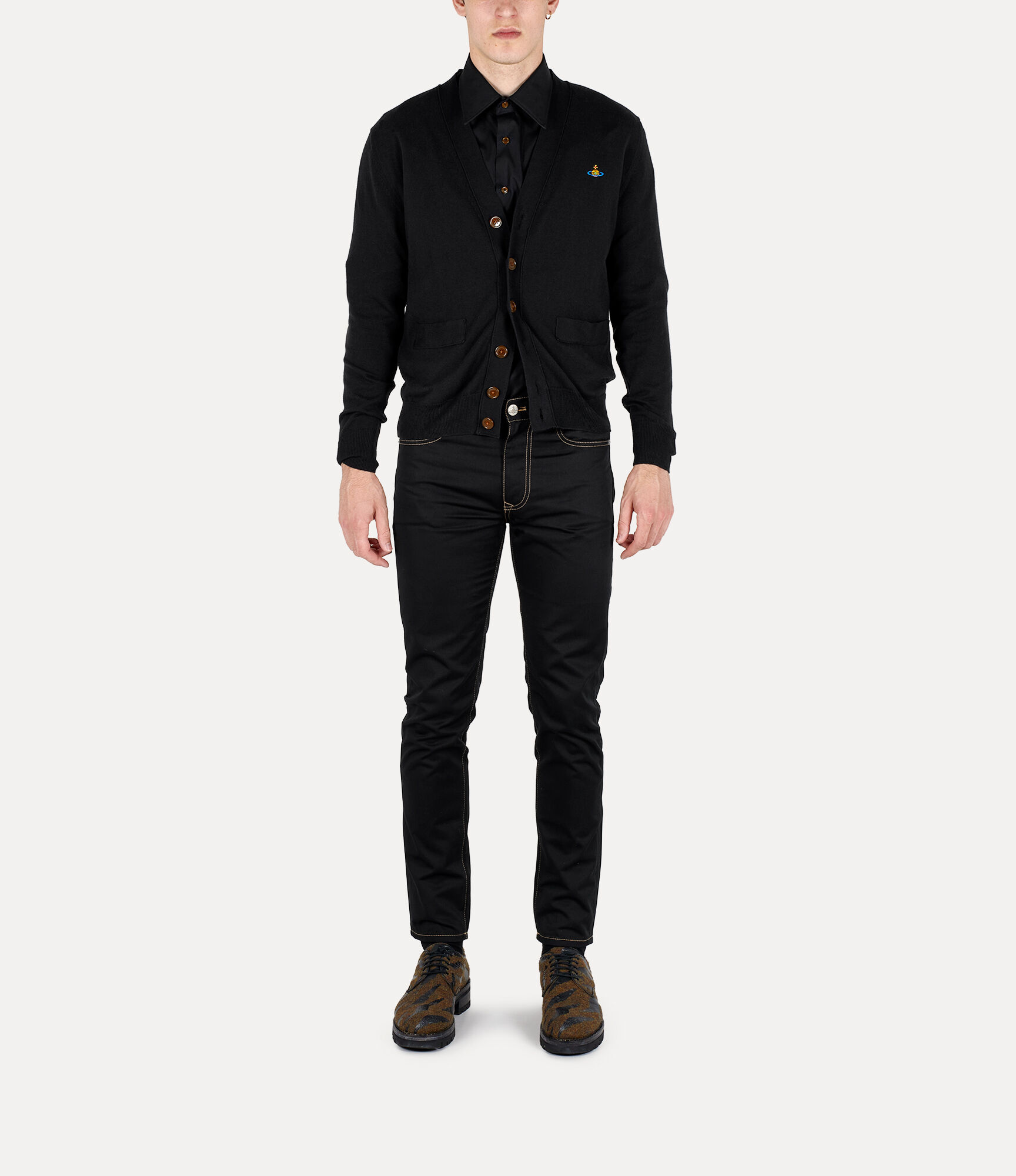 Man Cardigan in BLACK | Vivienne Westwood®