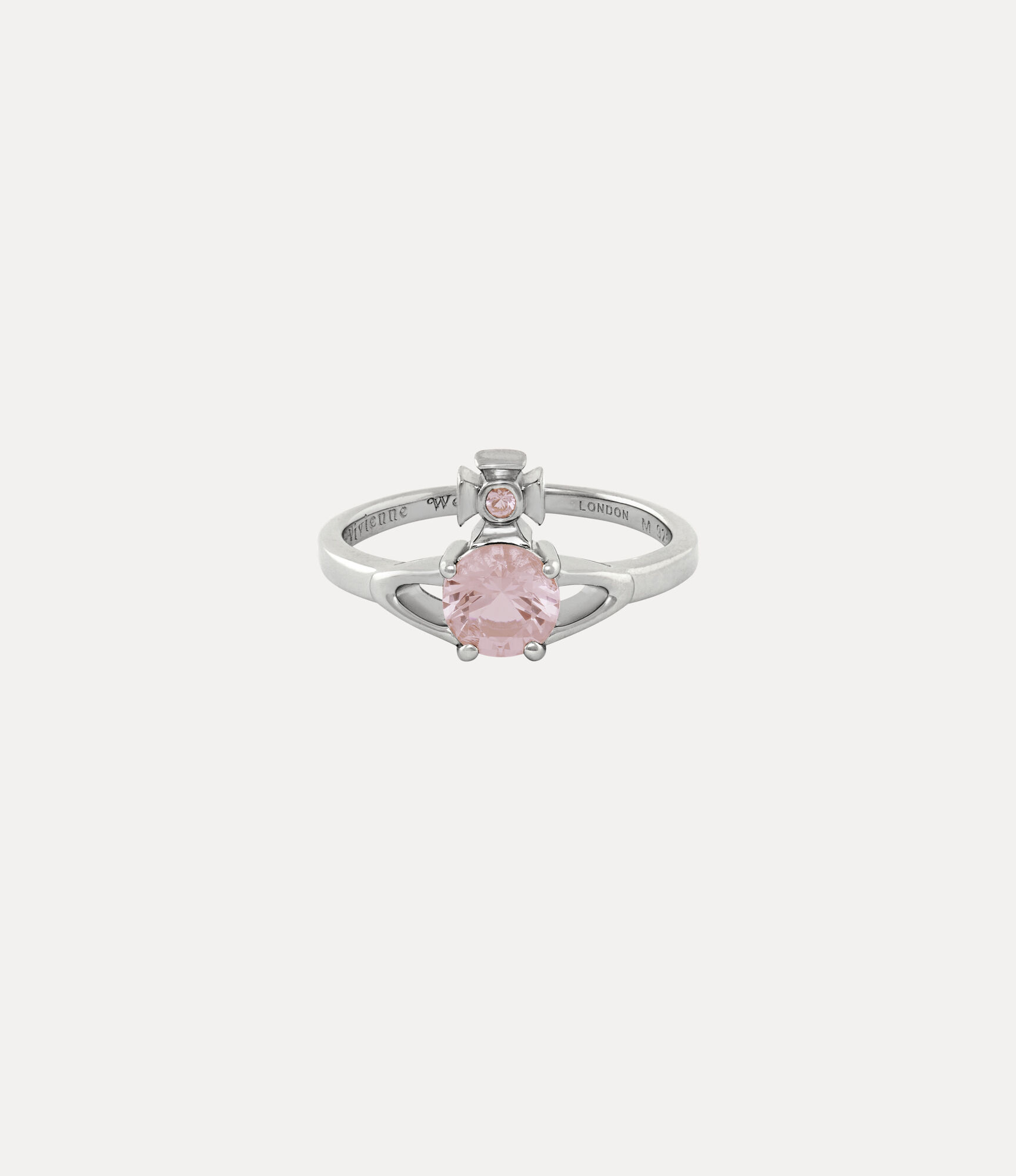 Reina Petite Ring in PLATINUM-CHAMPAGNE-CZ | Vivienne Westwood®