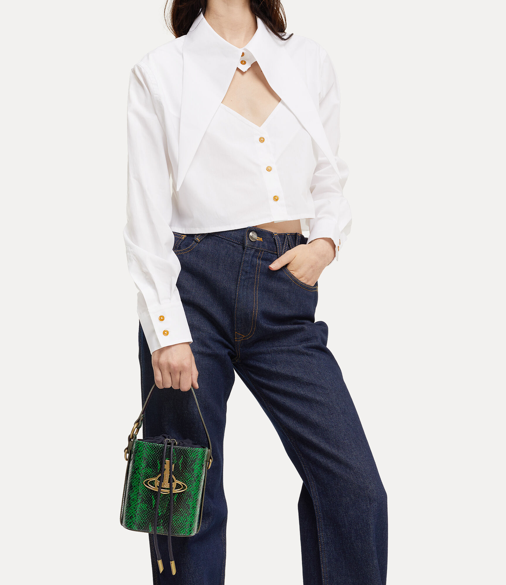 Daisy Drawstring Bucket Bag