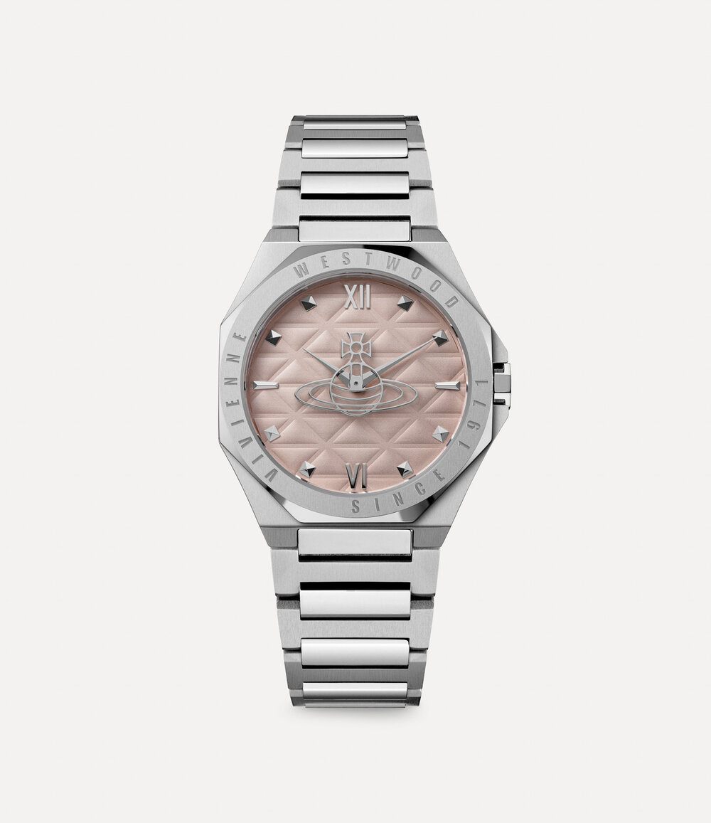 Vivienne Westwood Aldgate Watch -Pink-and-silver -Pink-and-silver in pink and silver