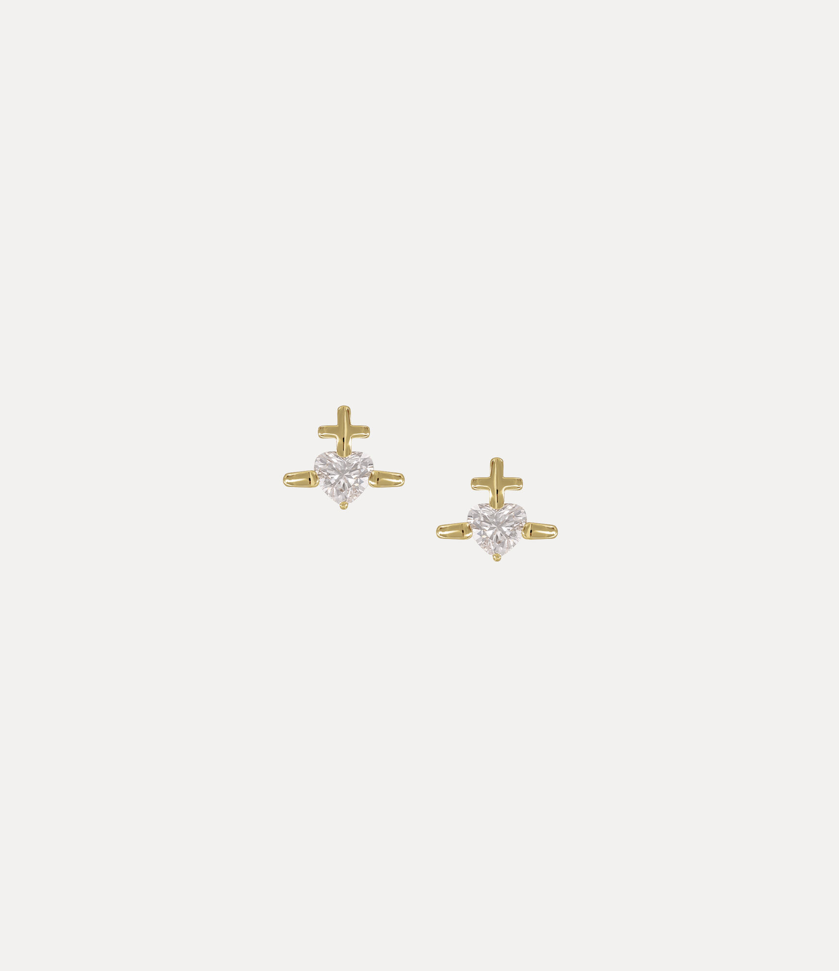 Valentine’s Gold Heart Earrings