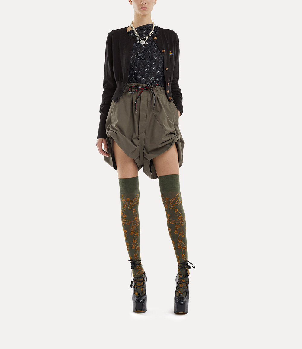 Vivienne Westwood Bea Cropped Cardigan in Black, view 2