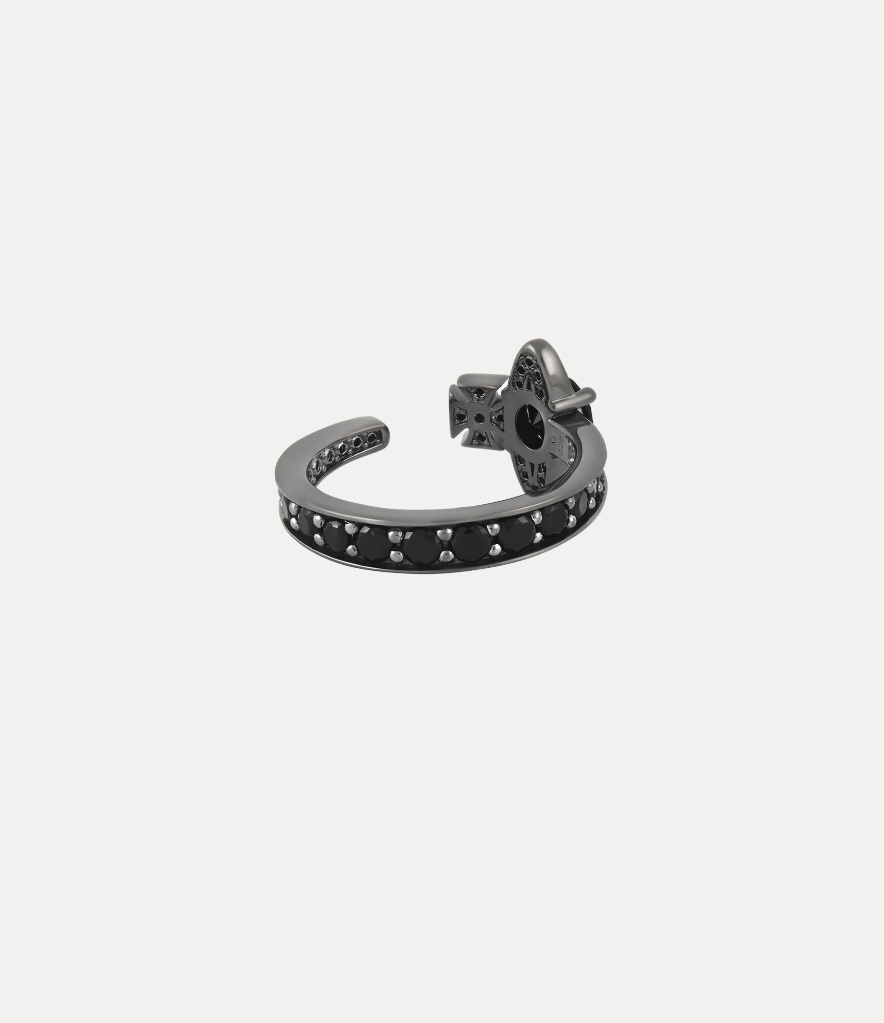 Maitena Ring in ruthenium-black-cz | Vivienne Westwood®