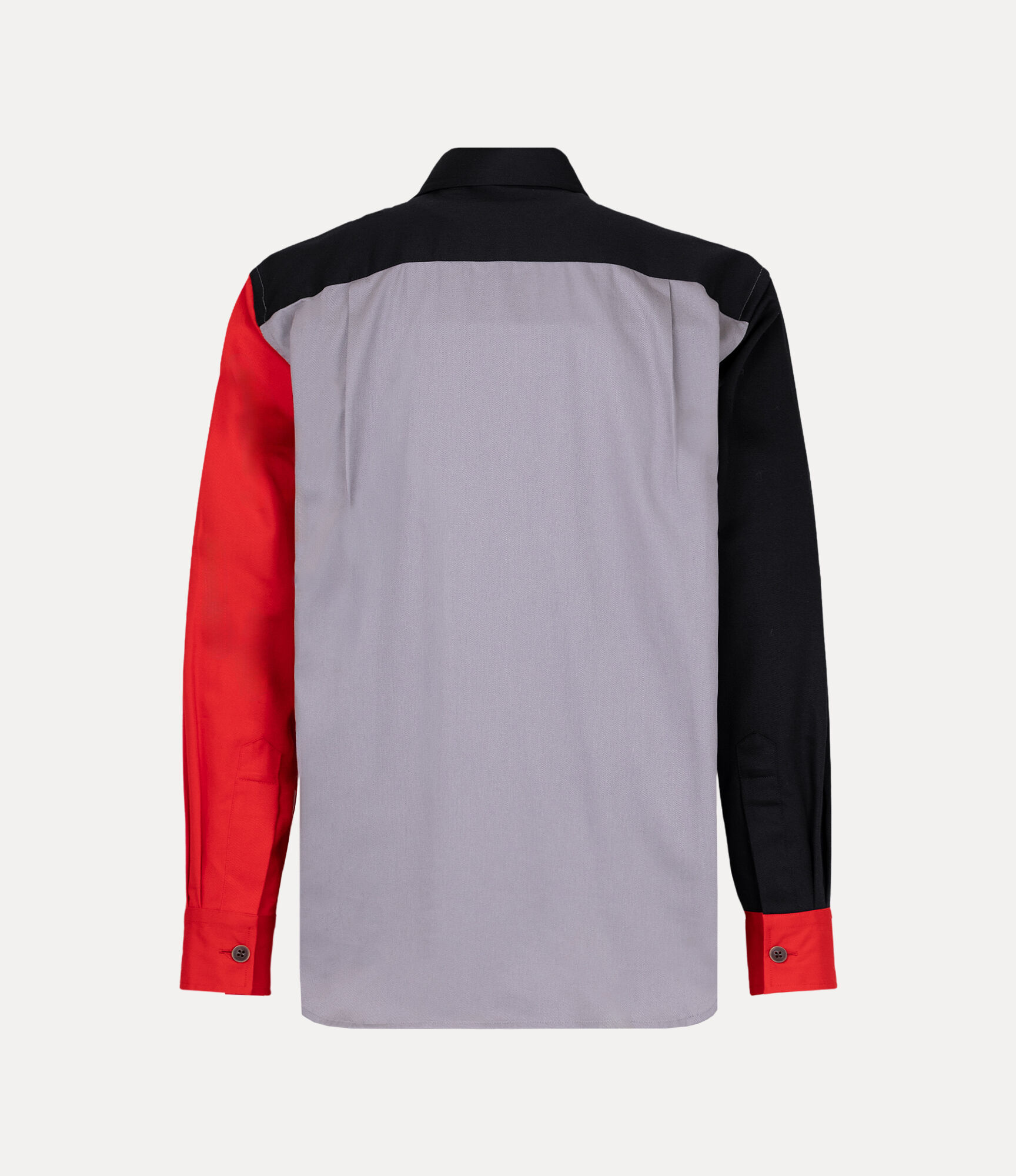 Contrast Color Punk Normal Shirt  large image number 5