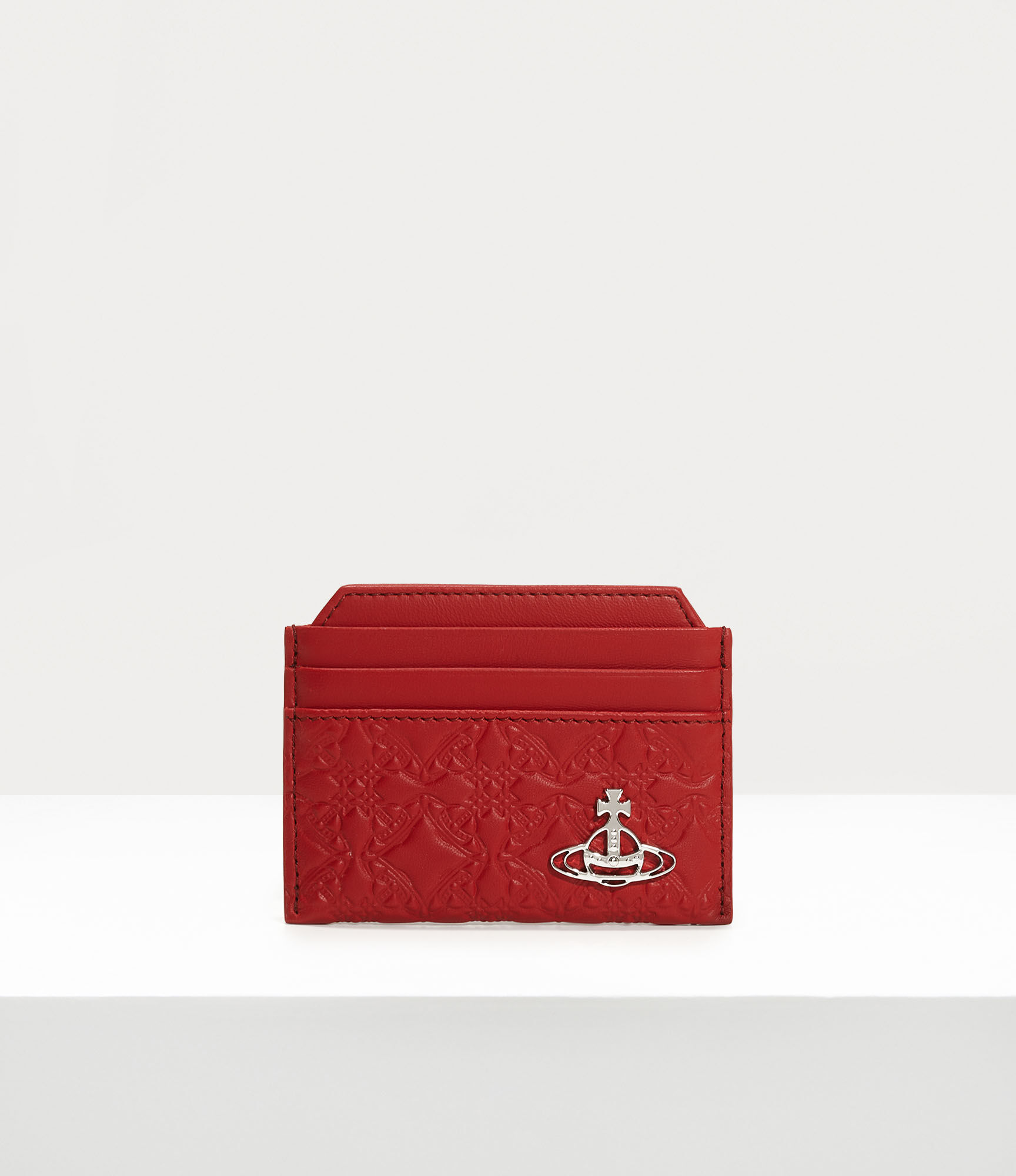 Slim Card Holder in RED | Vivienne Westwood®