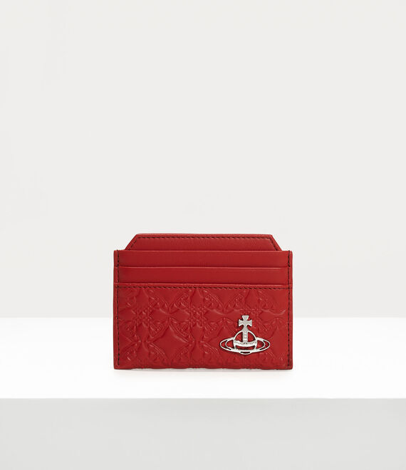 Slim Card Holder in RED | Vivienne Westwood®