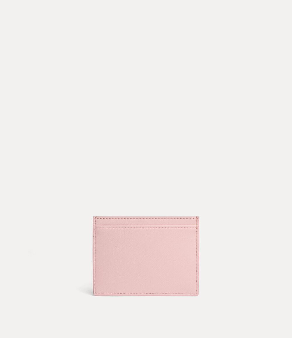Vivienne Westwood Flat Card Holder in Pastel Pink, view 2