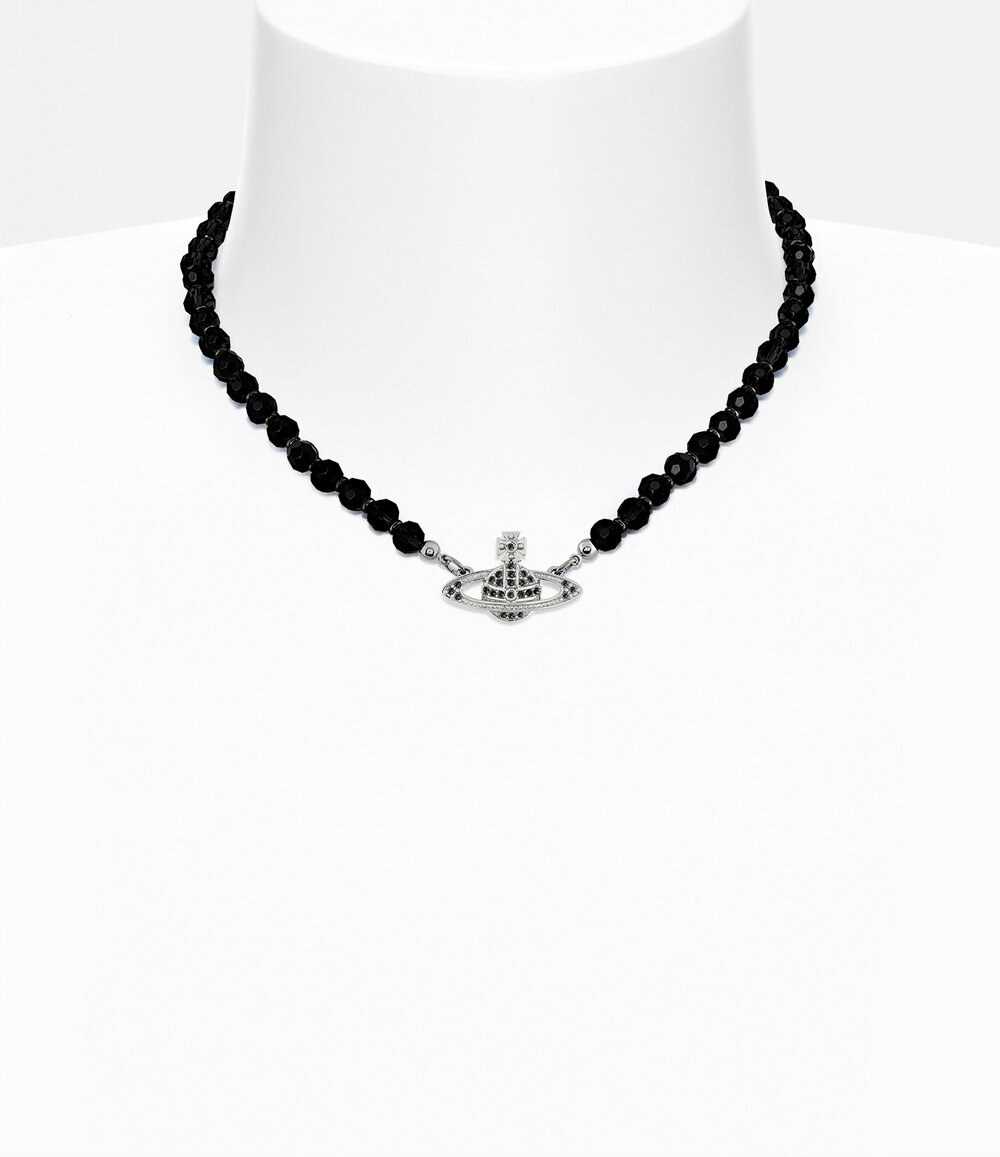 Vivienne Westwood Messaline Choker in silver