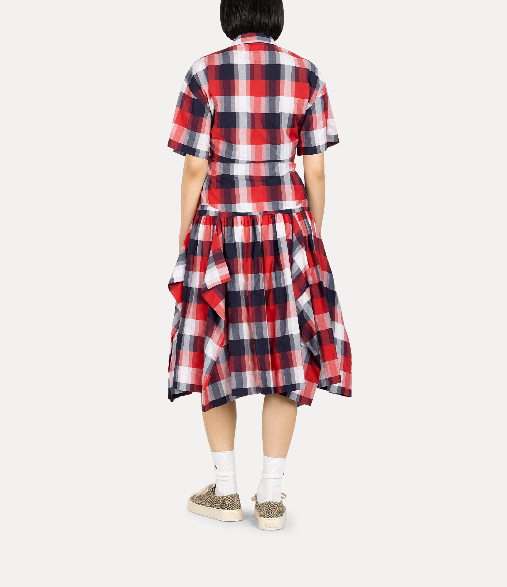 Check Pointer Skirt in RED | Vivienne Westwood®