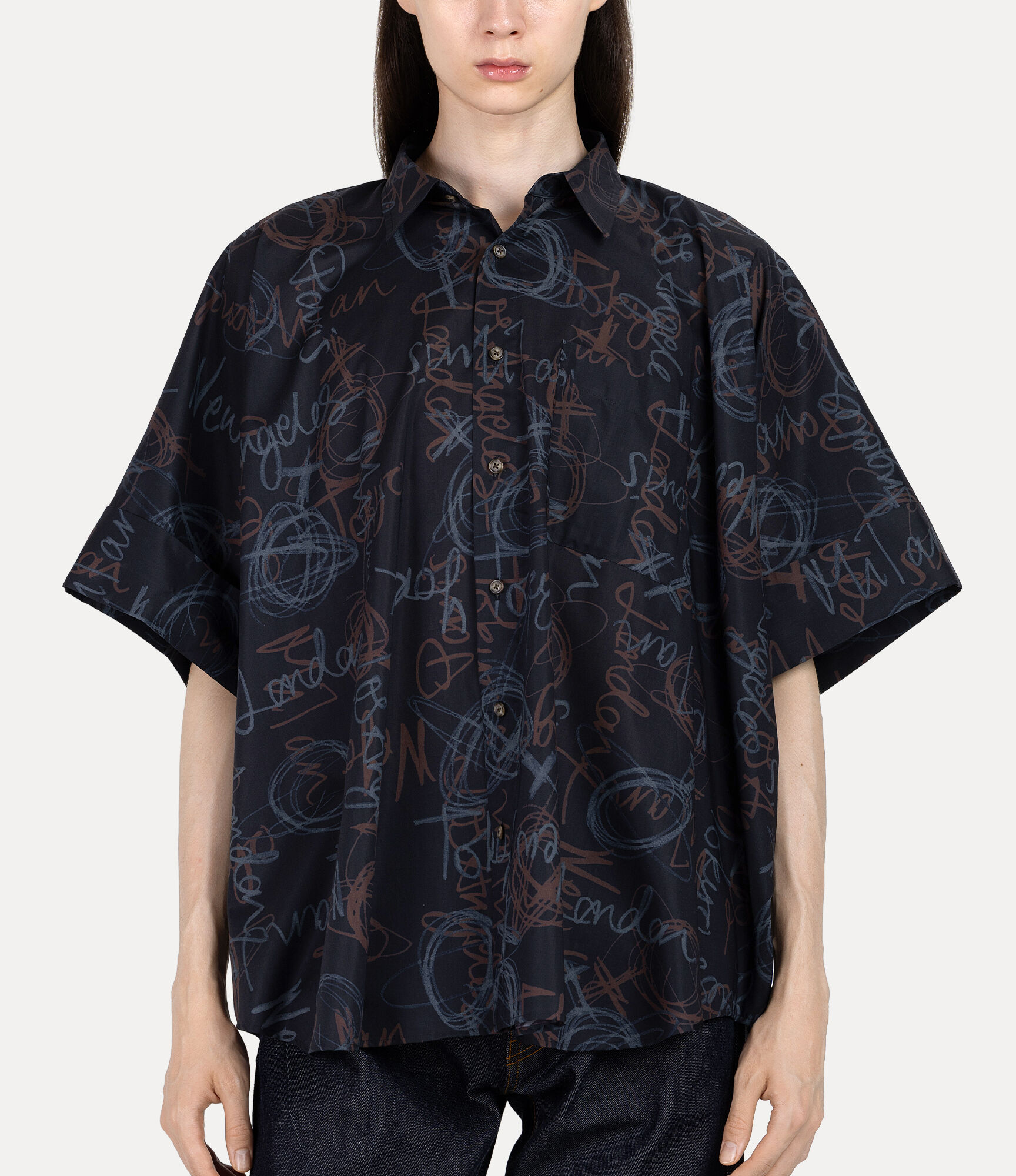 Little Cities Gardener シャツ - ブラック | Vivienne Westwood®