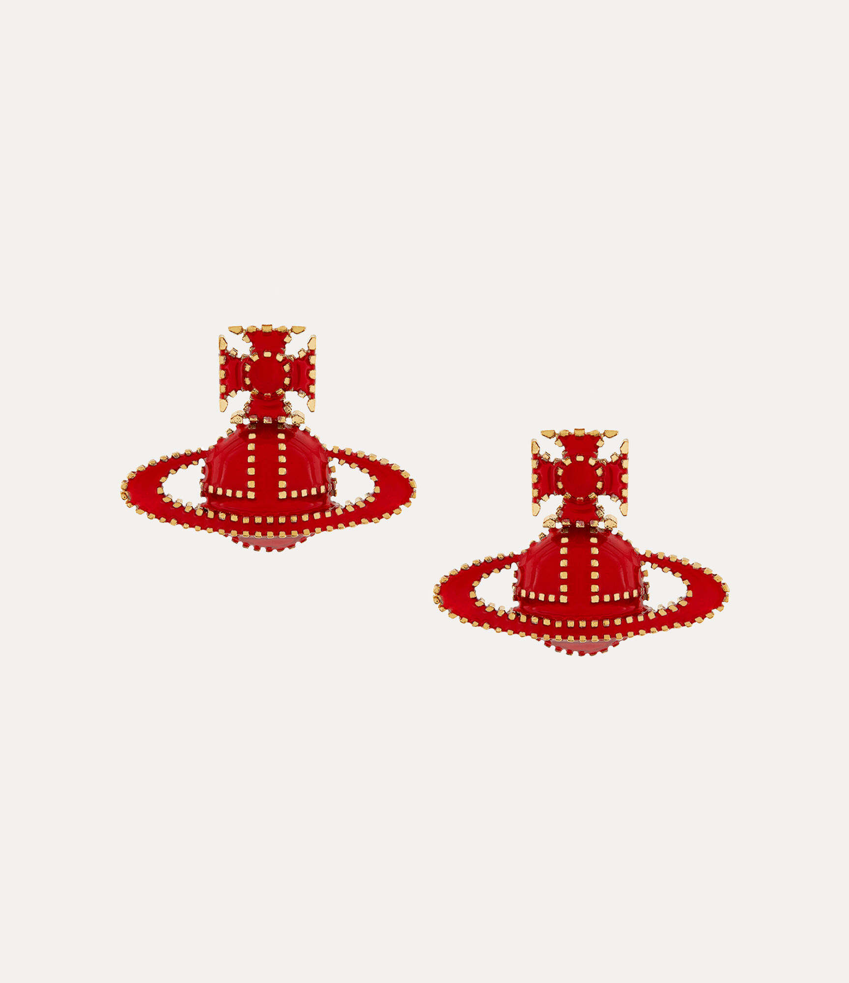 Amanda bas relief earrings  large image number 1