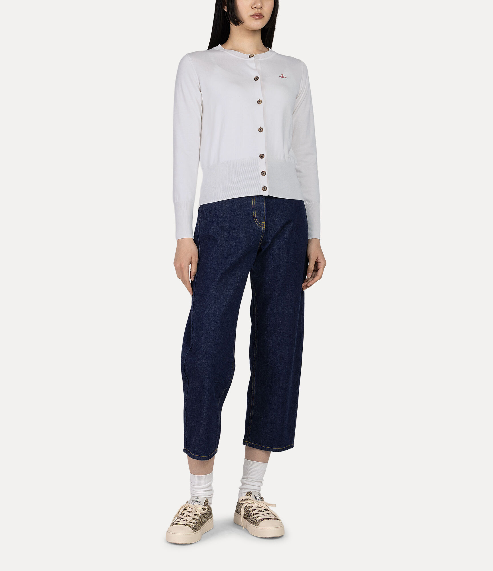 Crew Neck Cardigan  large image number 2