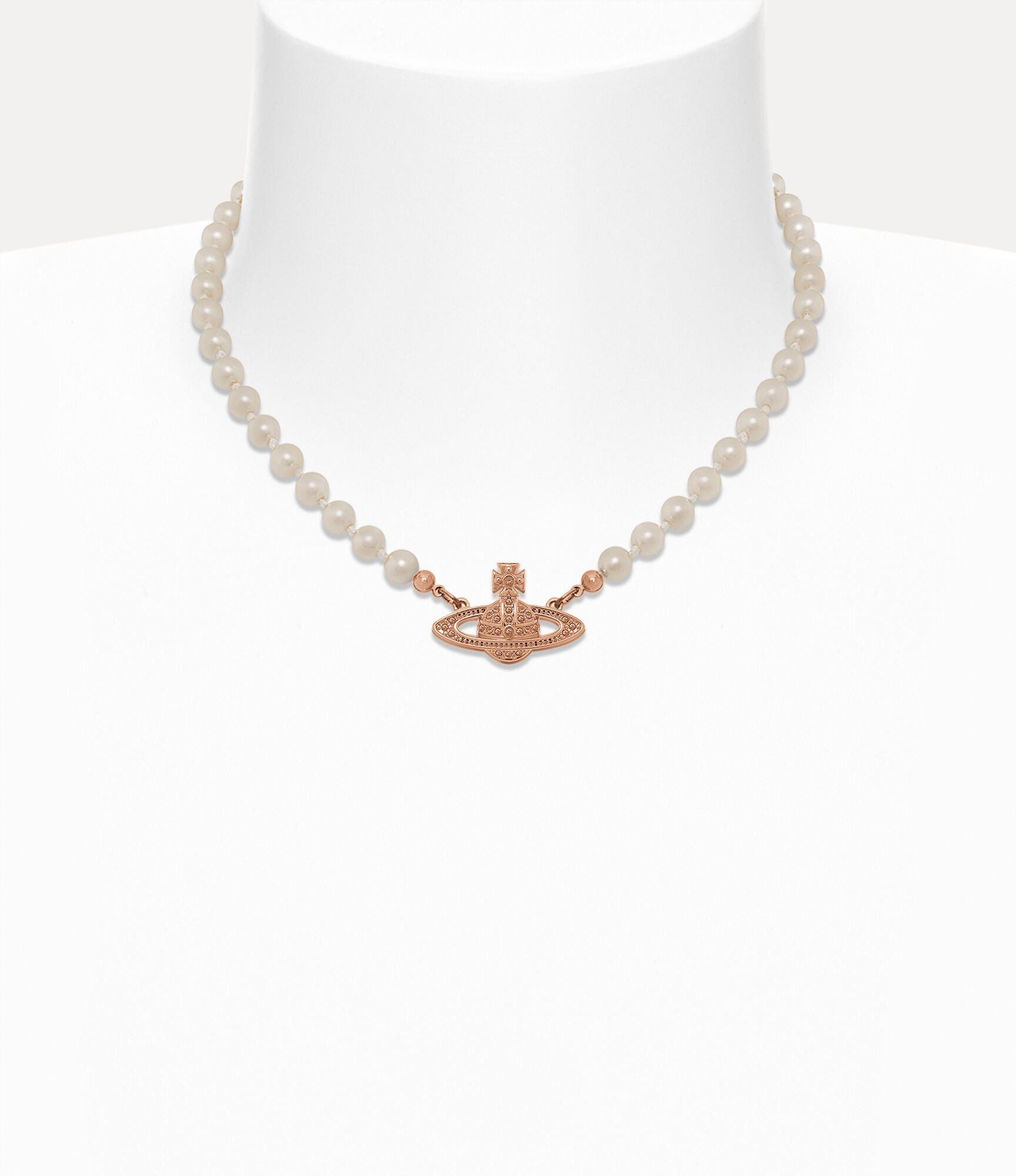 Mini Bas Relief Pearl Choker