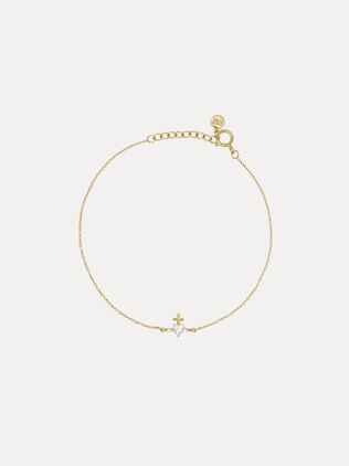 Valentine’s Gold Heart Bracelet
