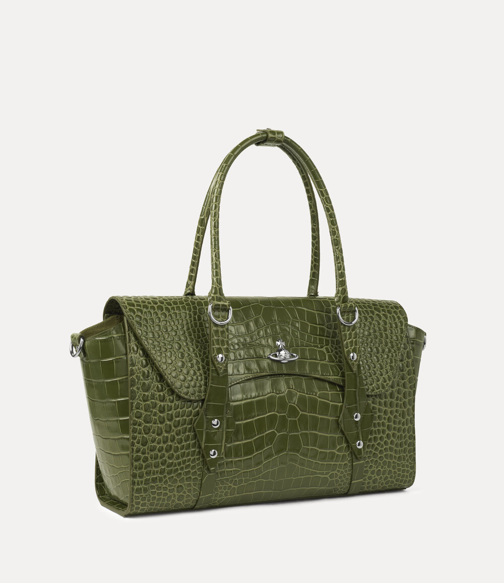 Vivienne Westwood Bettina Medium Handbag in Khaki, view 2