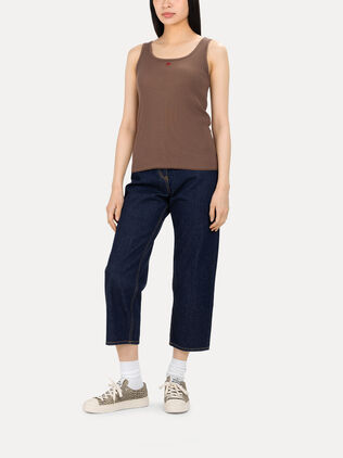 Organic Cotton Ribbed Tank Top
