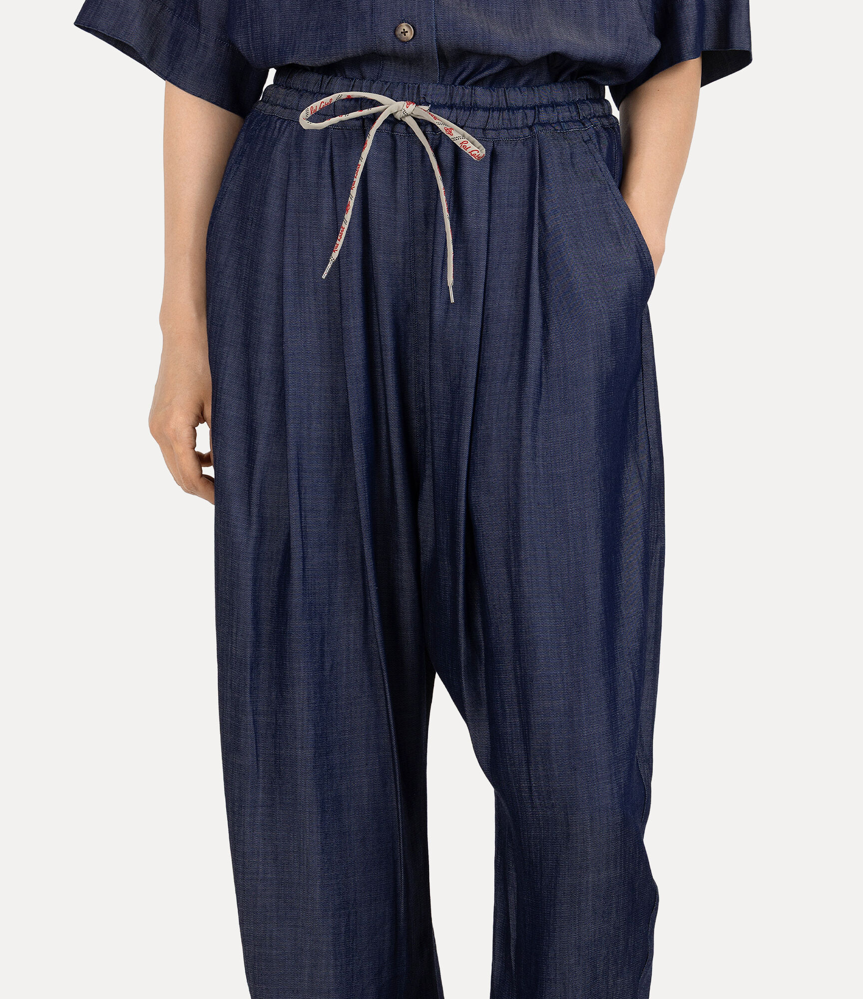 Tencel Denim Curve Pants  large image number 4