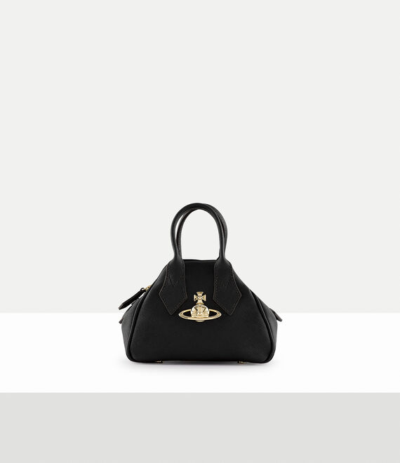 Vivienne Westwood Mini Yasmine Bag Faux Leather Black