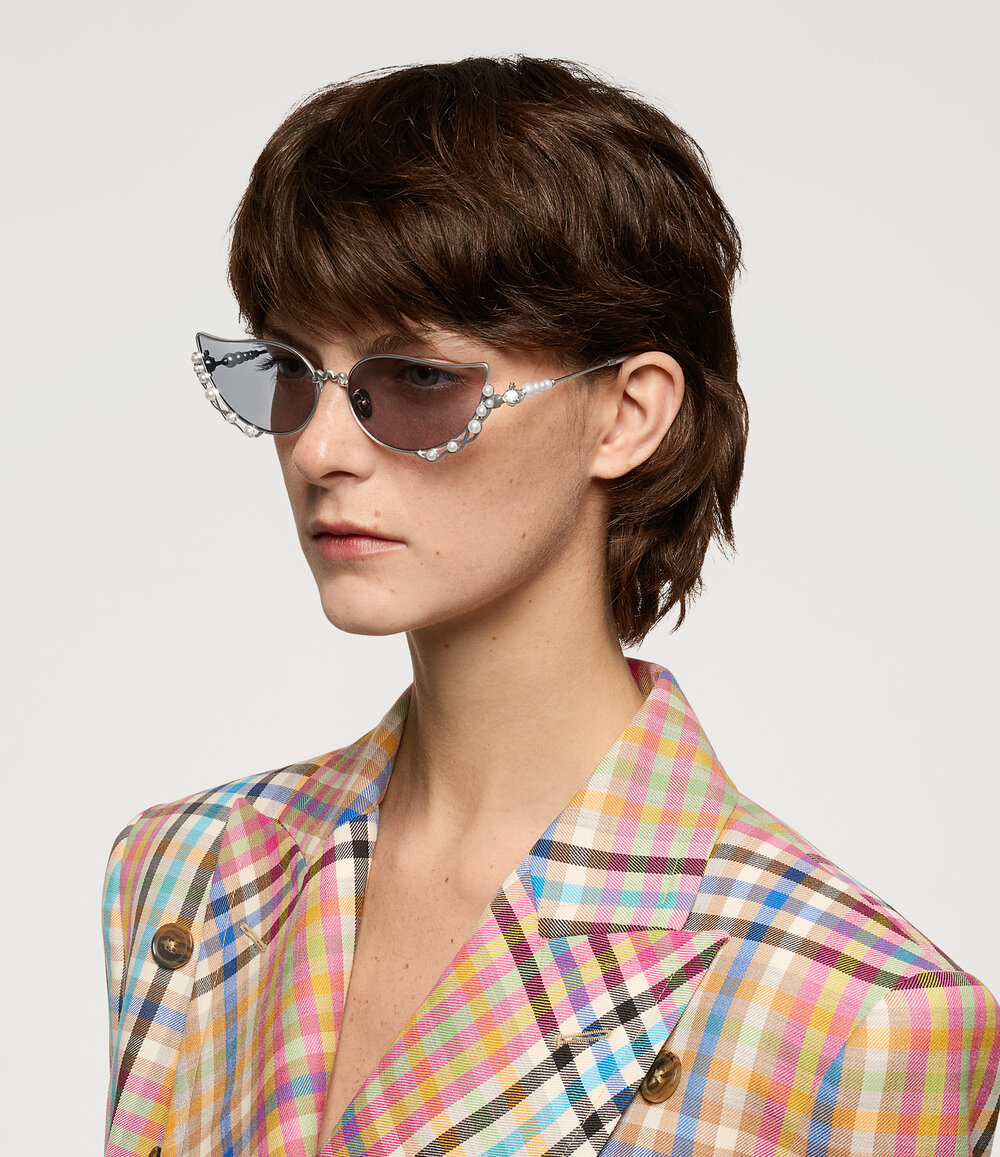 Vivienne Westwood Piccadilly Sunglasses in Grey, view 6