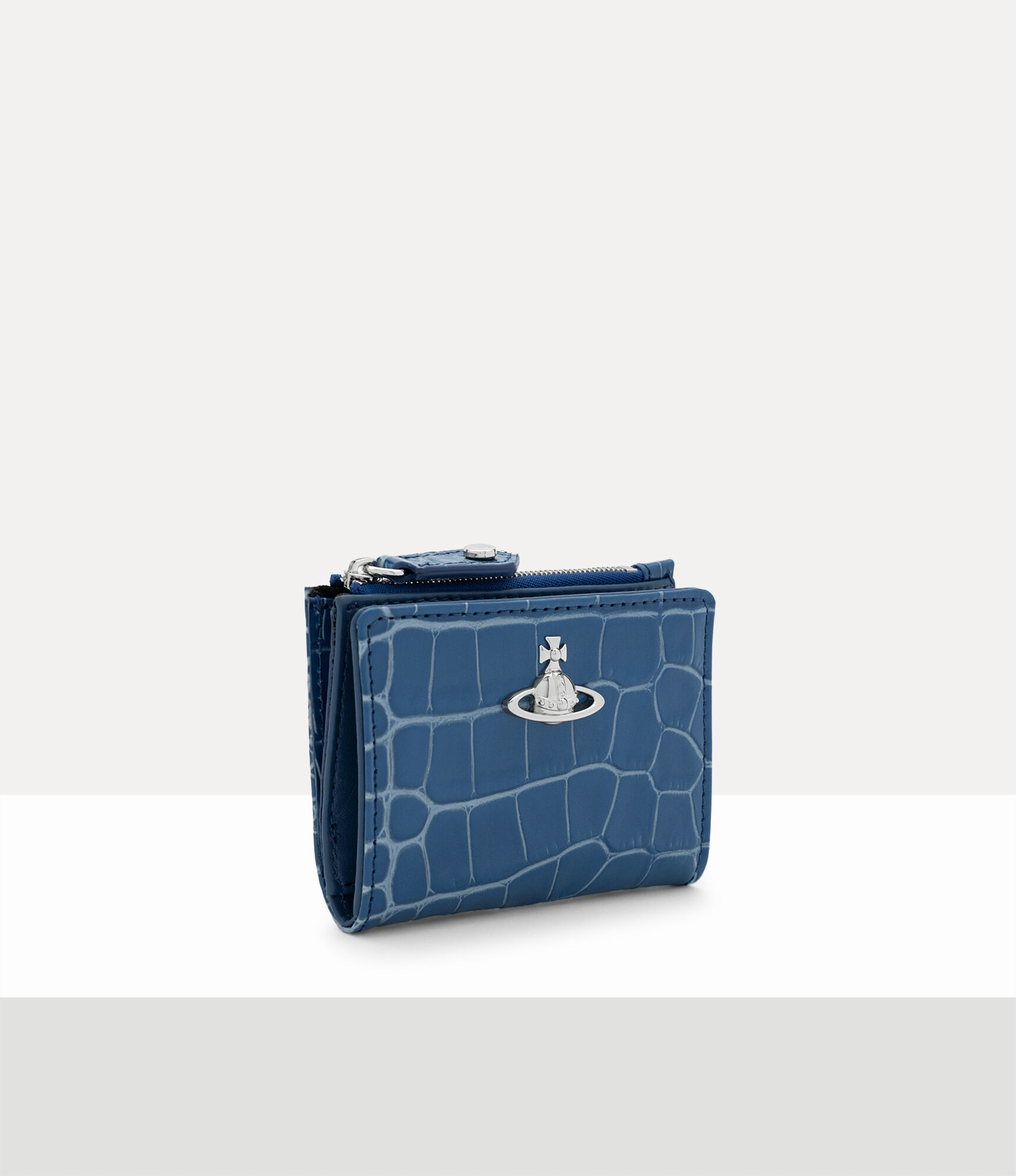Slim Flap Card Holder in BLUE | Vivienne Westwood®