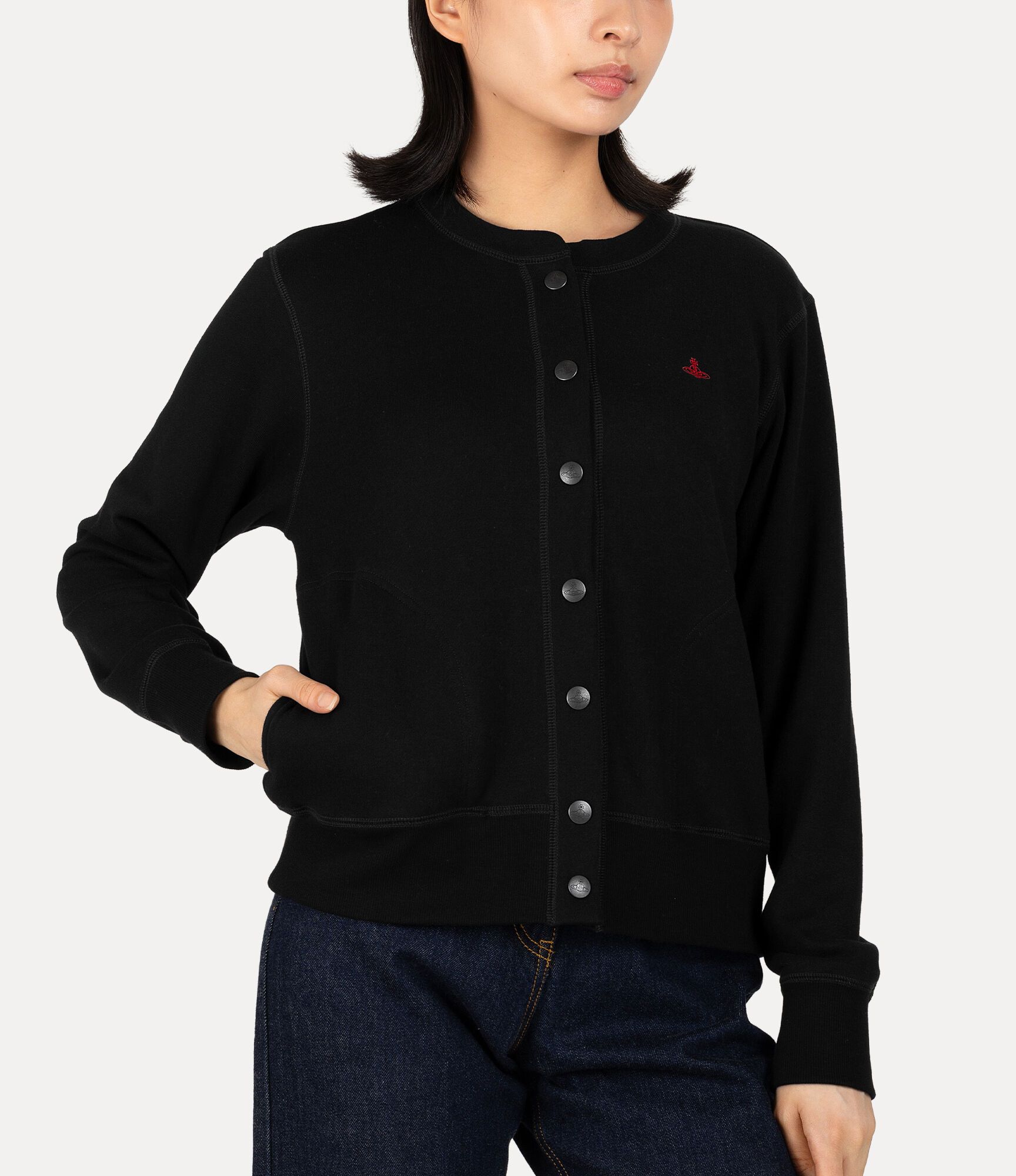 Organic Cotton Snap Cardigan  large image number 4