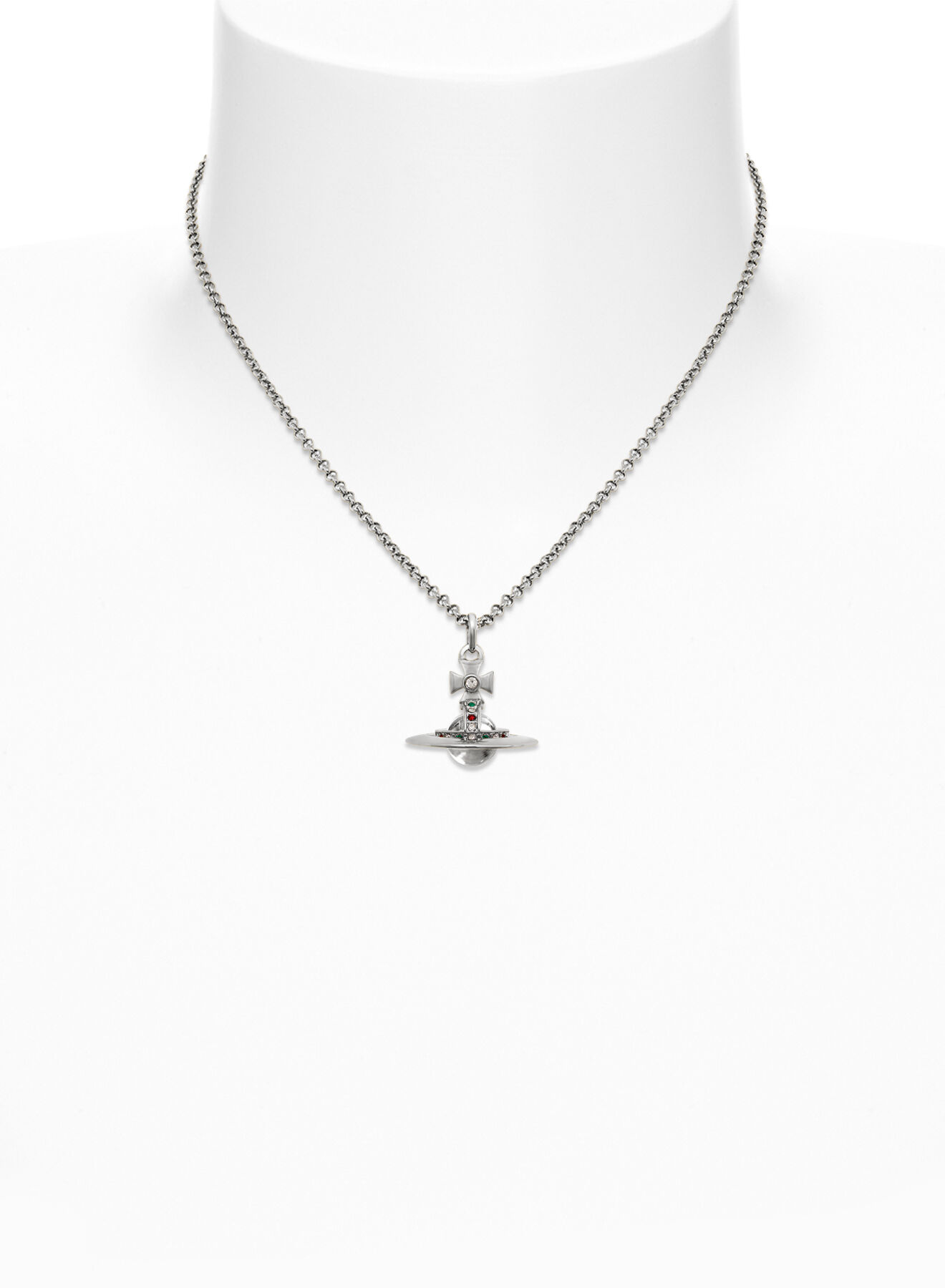 New Tiny Orb ペンダントネックレス - プラチナ | Vivienne Westwood®