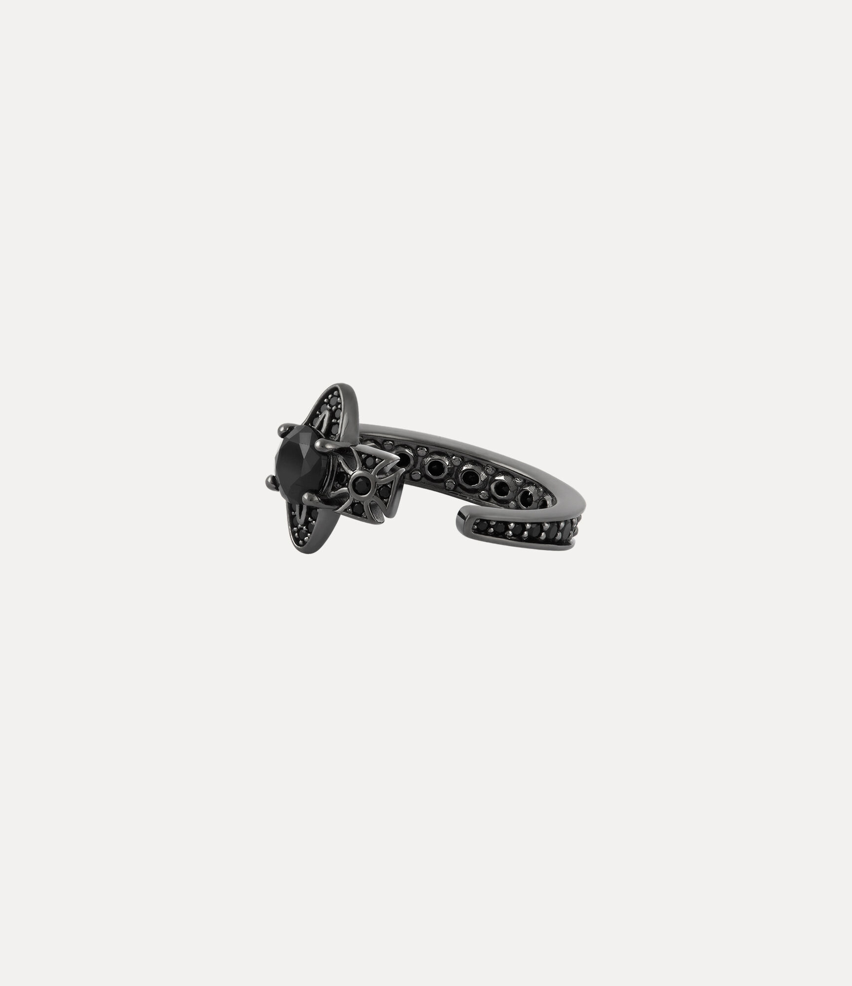 Maitena Ring in ruthenium-black-cz | Vivienne Westwood®