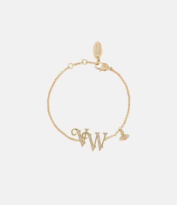 Vivienne Westwood Vw Bracelet Gold-champagne-cz Gold-champagne-cz Women