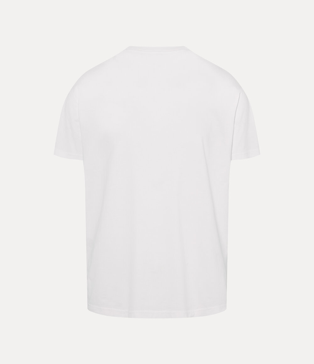 Vivienne Westwood Classic T-shirt Multicolour Orb in White, view 3