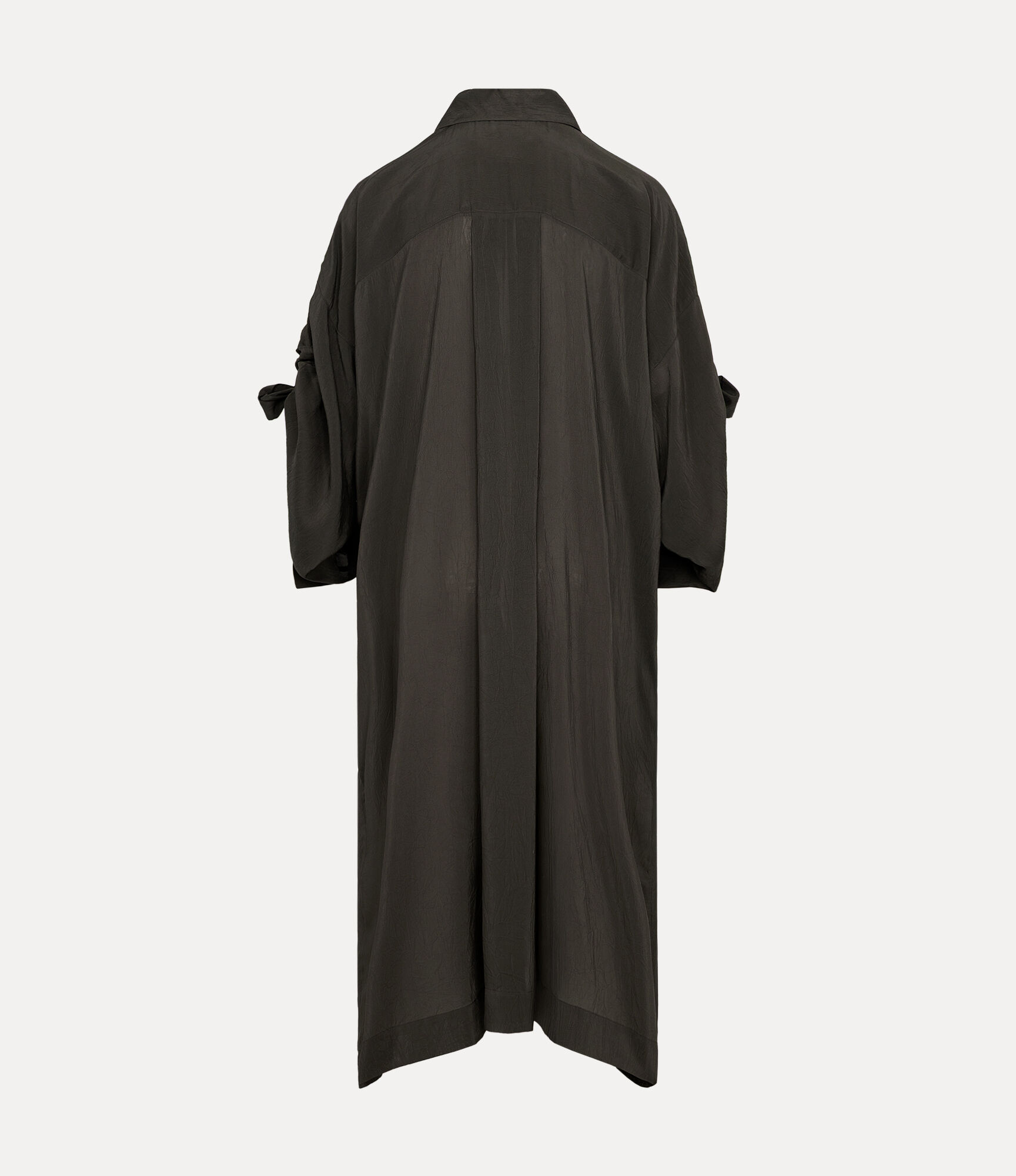String Gather Shirt Dress in GREEN | Vivienne Westwood®