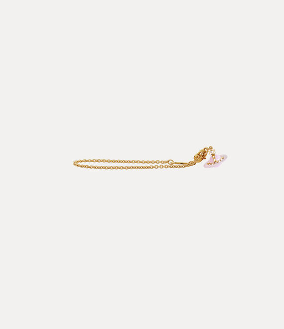 Petite Original Orb Bracelet in GOLD-PALE-PINK-OPAQUE-WHITE-Enamel