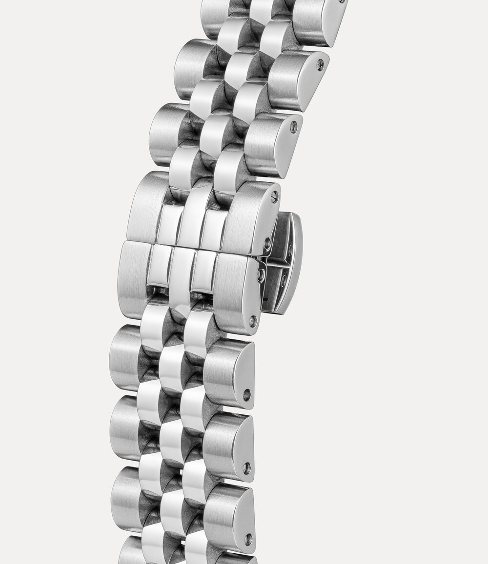 Vivienne Westwood Little Wallace Watch in Silver / Pink, view 4