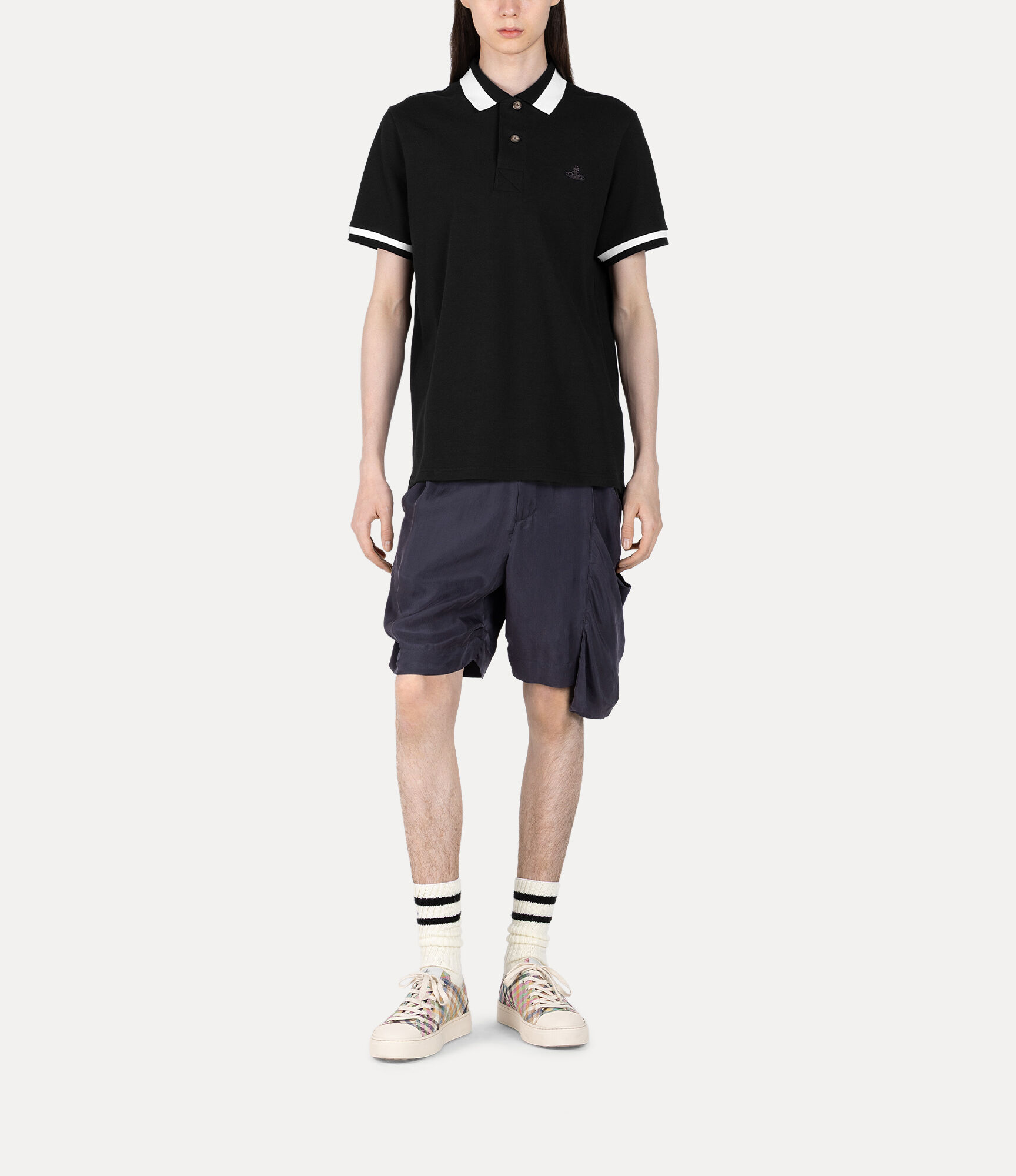 Classic Polo Shirt in BLACK | Vivienne Westwood®