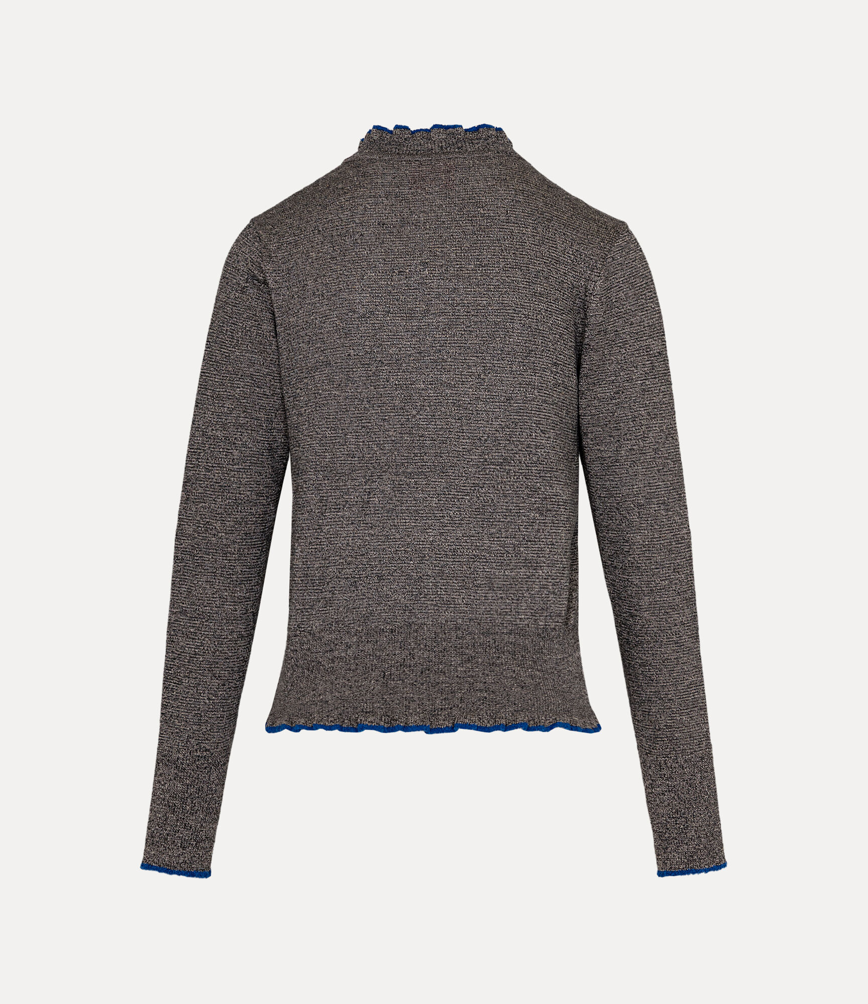 Silk Linen Frill カーディガン - グレー | Vivienne Westwood®