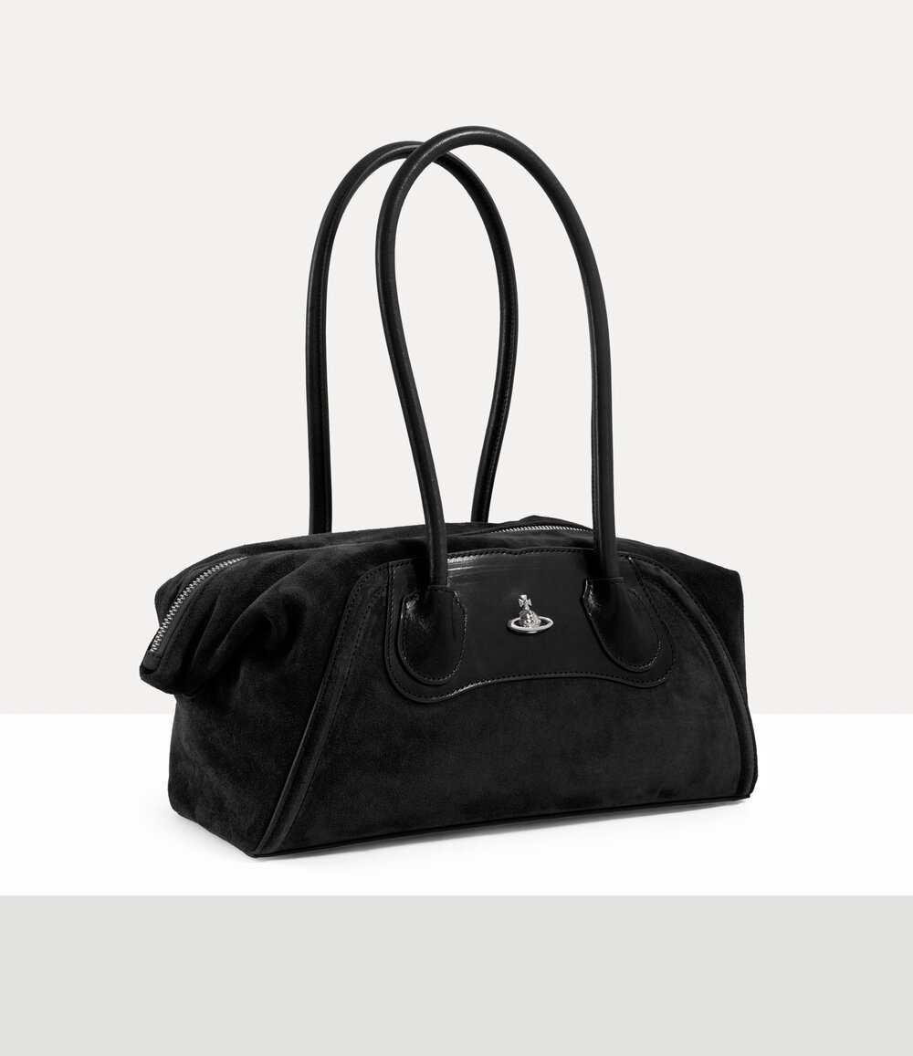 Vivienne Westwood Shirley Small Holdall in Black, view 3