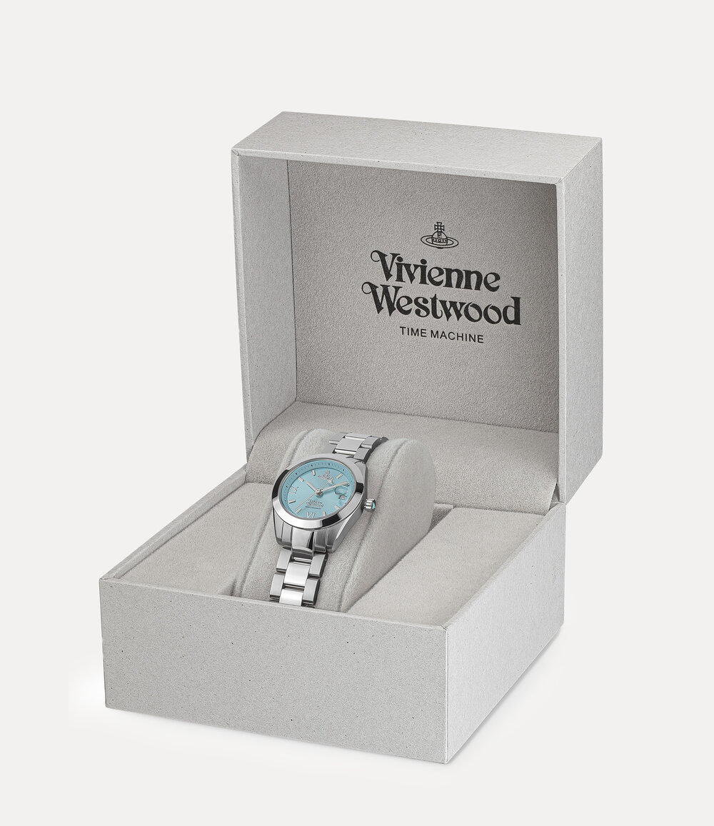 Vivienne Westwood Fenchurch Watch in Silver / Turquoise, view 6