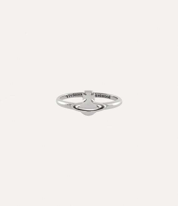 Shop Vivienne Westwood Carmen Ring In Platinum
