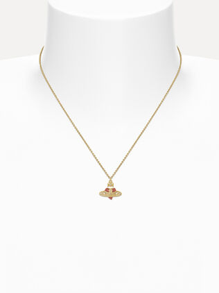 New Diamante Heart Pendant Necklace
