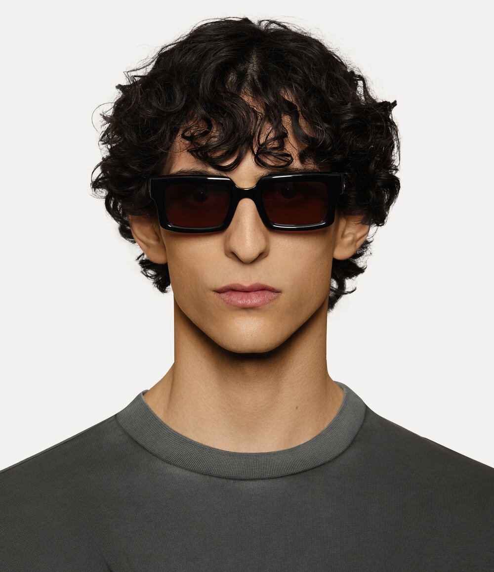Vivienne Westwood Costello Sunglasses in Black, view 2