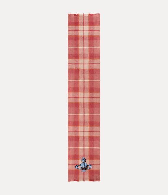 Vivienne Westwood Yak Scarf Blossom Fraser Tartan Yak Unisex