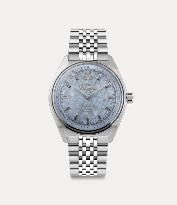 Vivienne Westwood Lady Sydenham Watch -silver-blue -silver-blue Women