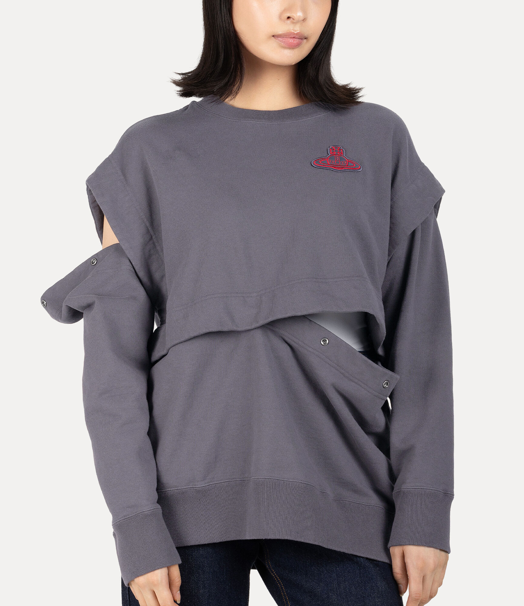 Detachable Felpa Pullover  large image number 4