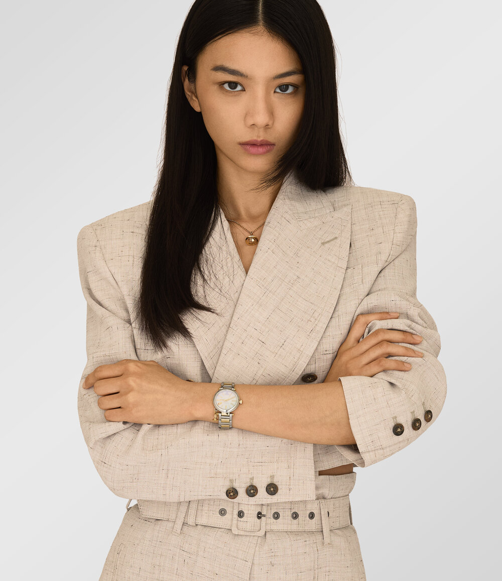 Vivienne Westwood Mother Orb Watch in Silver / Gold, view 2