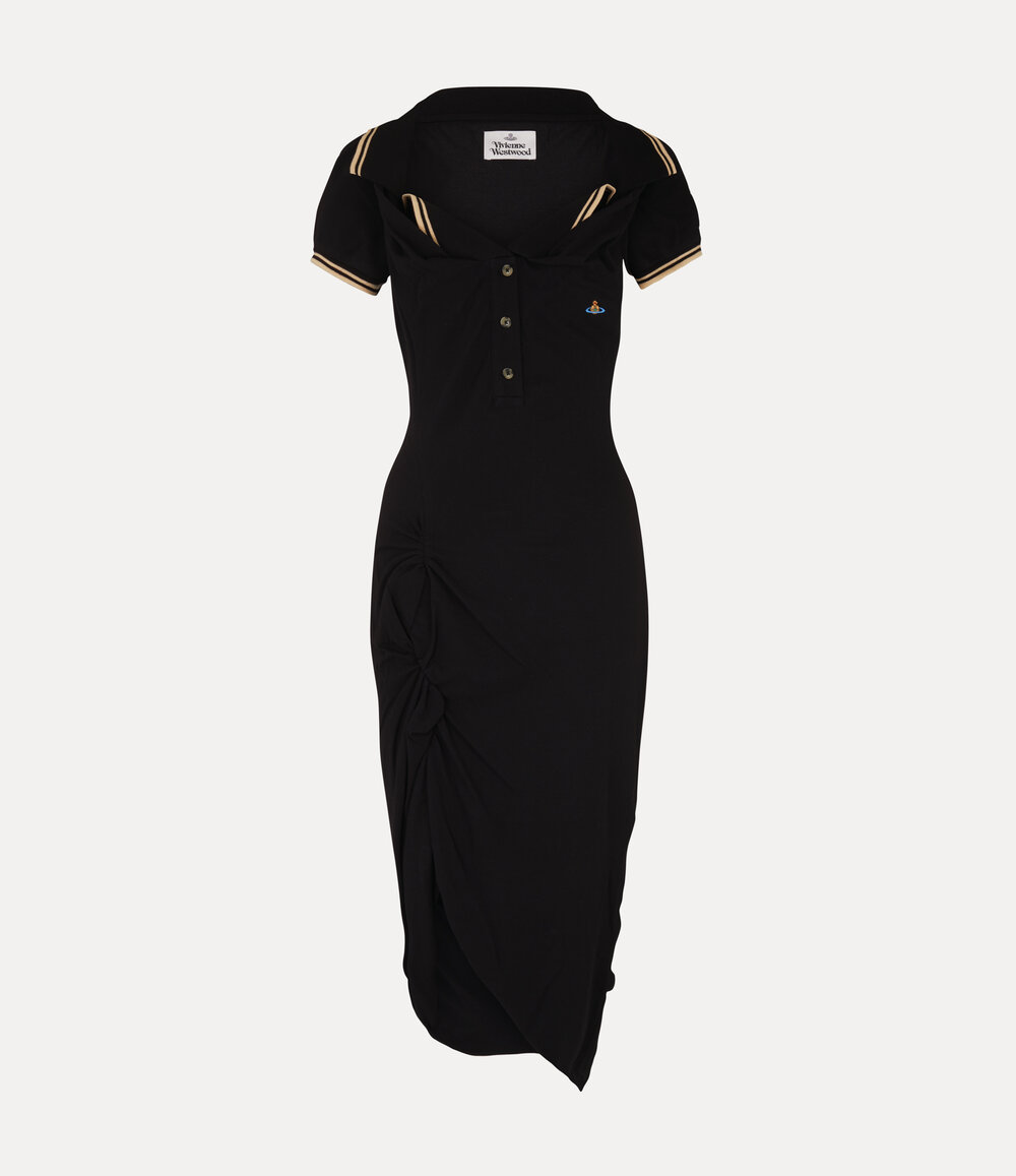 Vivienne Westwood Long Monday Pulling Dress in Black