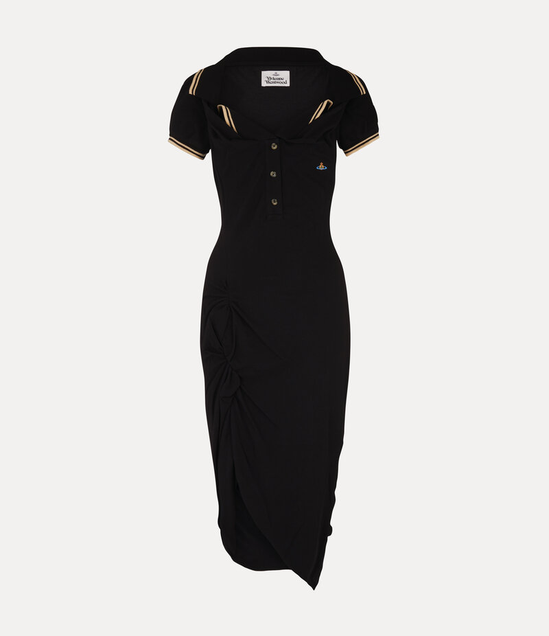 Vivienne Westwood Long Monday Pulling Dress in Black