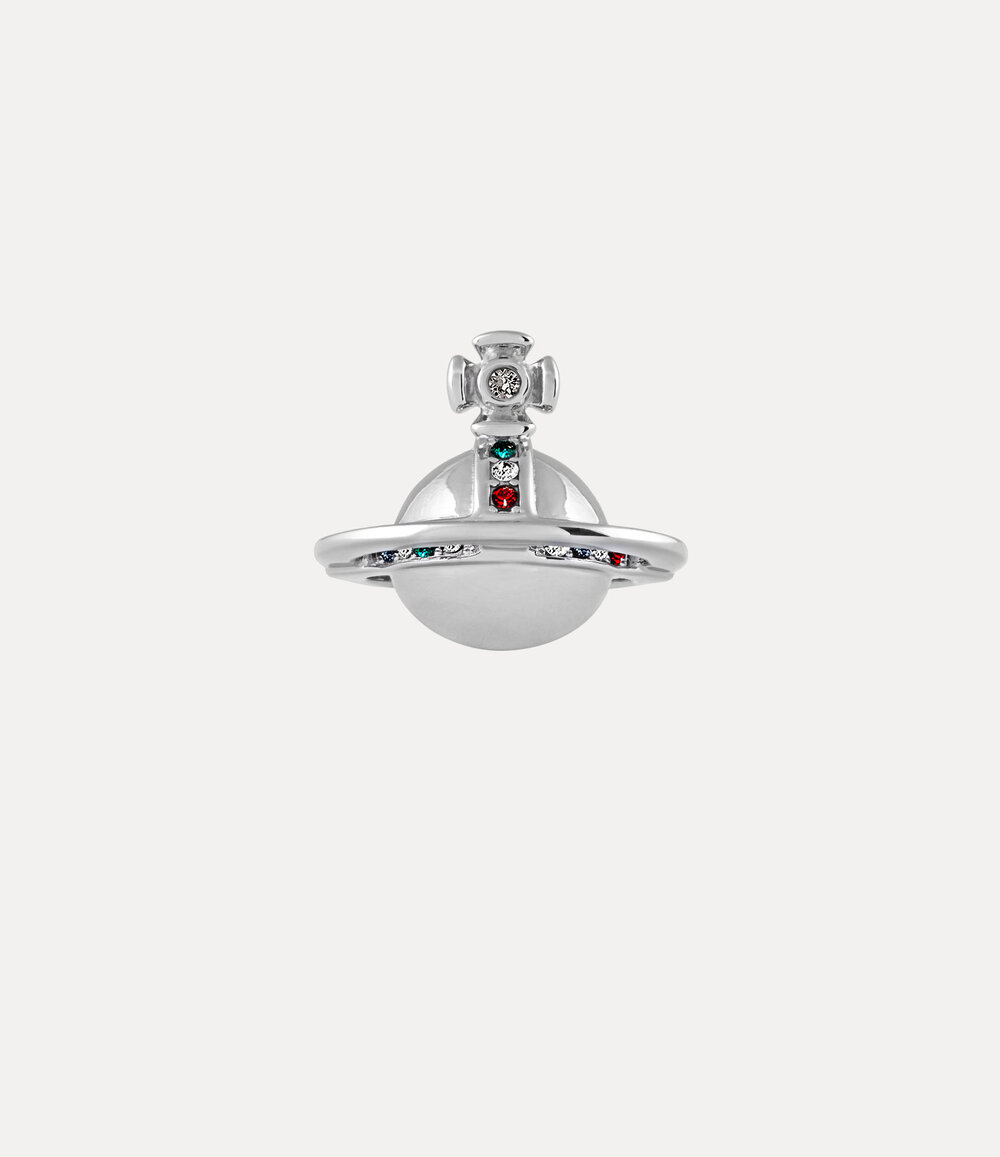 Vivienne Westwood Solid Orb Ring in Silver, view 2