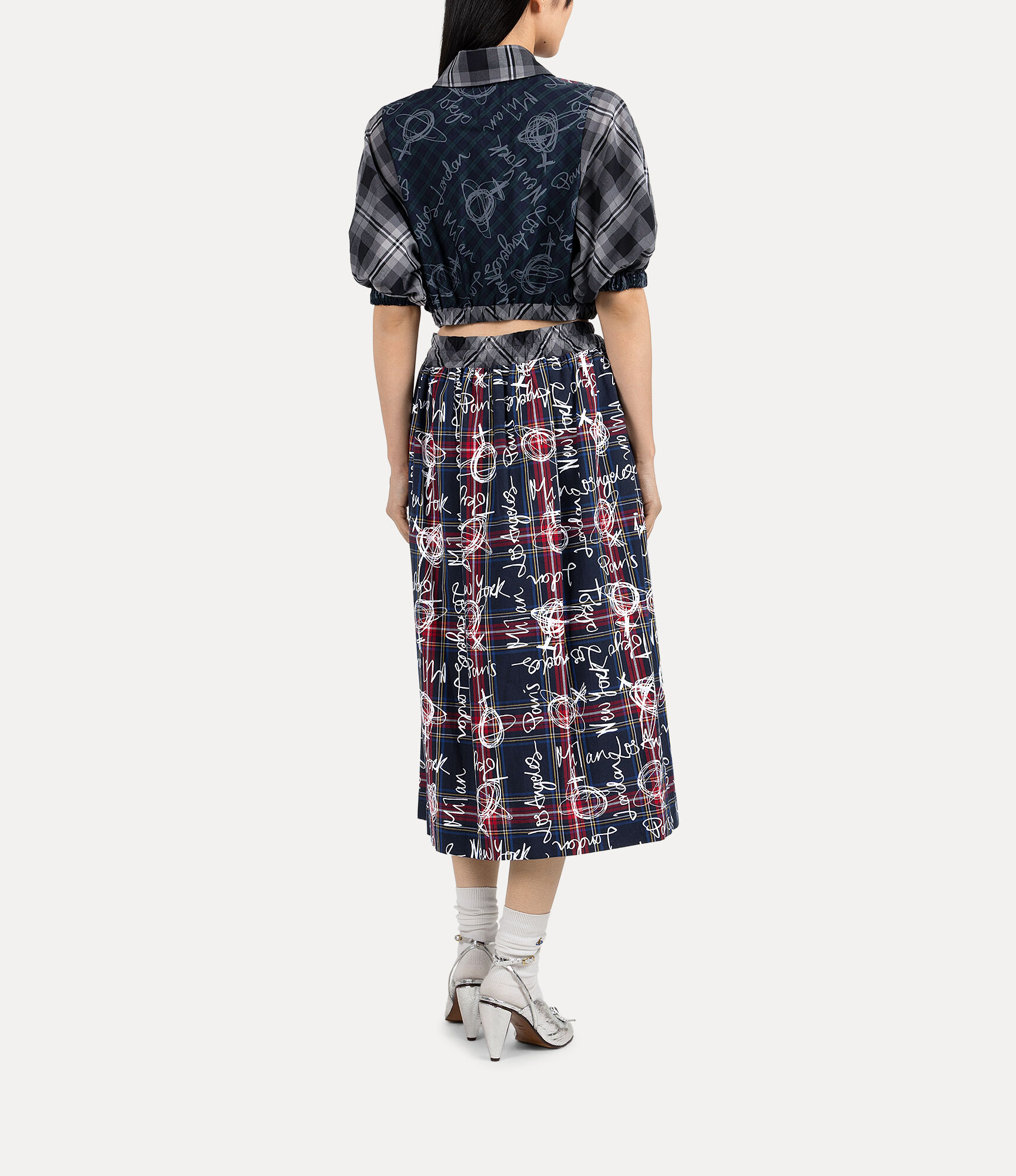 Little Cities Check Skirt  large image number 3