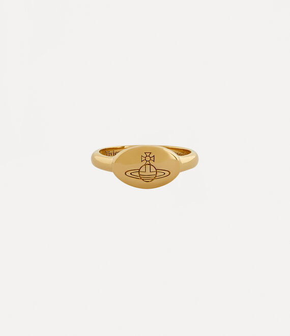 Vivienne Westwood Tilly Ring In Gold
