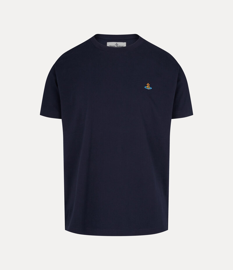 Vivienne Westwood Classic T-shirt Multicolour Orb in Navy Blue